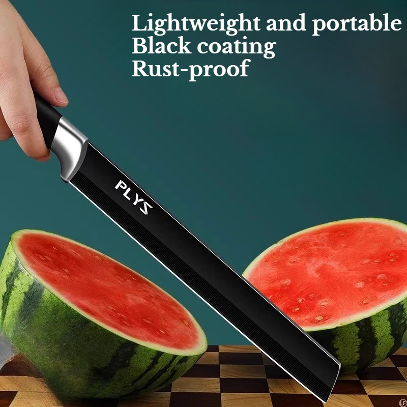 Watermelon Slicer Cutter - มีดผลไม้สำหรับใช้ในบ้าน - มีดแตงโมสแตนเลสคมพิเศษ มีดตัดแตงโมและมีดปอกเปลือกเฉพาะทางสำหรับครัว