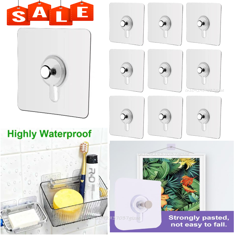 Kitchen Gadgets List - ตะขอแขวนกรอบรูป ชั้นวางของ ที่ยึดสกรู ที่แขวนประตู แบบติดผนัง อุปกรณ์อเนกประสงค์