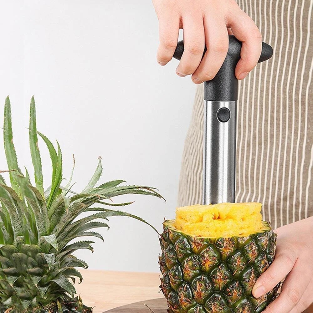 Kitchen Gadgets Vegetable Cutter - Spot สแตนเลสสับปะรด Peeler สับปะรด Corer Slicer