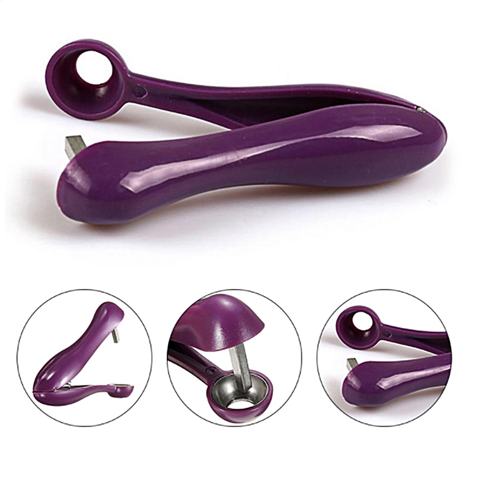 Kitchen Gadgets Kitchen - เครื่องมือแยกเมล็ดเชอร์รี่แบบพกพา อุปกรณ์แยกเมล็ดมะกอก เครื่องมือแยกเมล็ดผลไม้และผัก อุปกรณ์ครัวสำหรับแยกเมล็ดเชอร์รี่