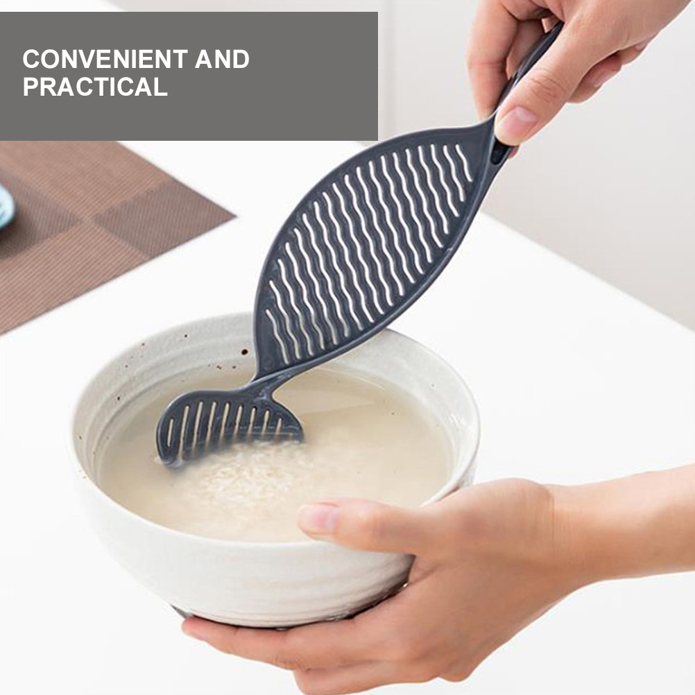 Kitchen Gadgets Rice Filter - ที่กรองล้างข้าวพลาสติก 6 ชิ้น น้ำหนักเบา เครื่องล้างข้าวแบบมือถือ ตัวกรองสิ่งสกปรกในธัญพืช