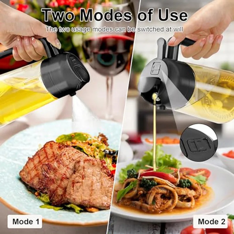 Kitchen Gadgets Air Fryer - ขวดสเปรย์น้ำมันสำหรับครัว ขวดสเปรย์น้ำมันมะกอก ขวดสเปรย์สำหรับครัวเรือน เครื่องทอดไร้น้ำมัน ขวดสเปรย์สำหรับแคมป์ปิ้ง บาร์บีคิว