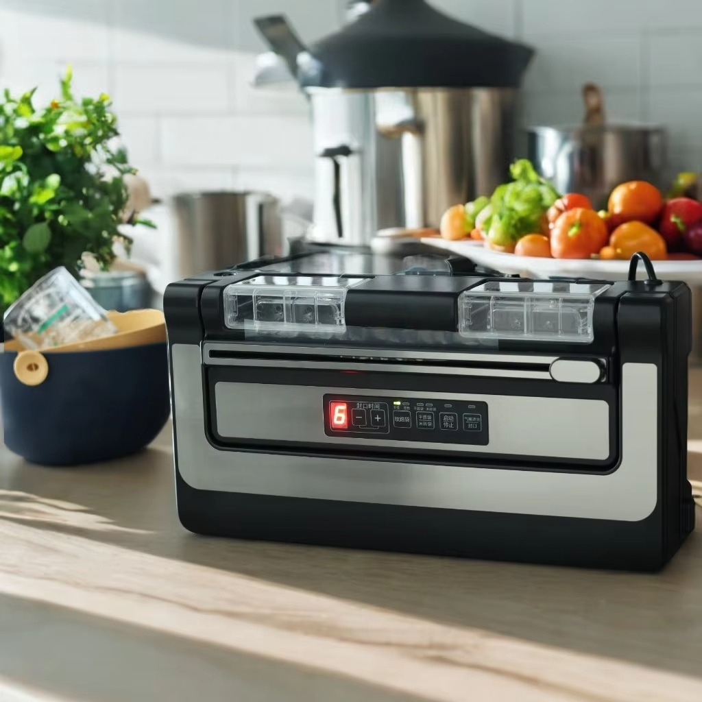 Food Vacuum Sealer - เครื่องซีลสูญญากาศไฟฟ้าขนาด 300 มม. สำหรับใช้ในครัวเรือน ภายนอกอาคาร ครัว