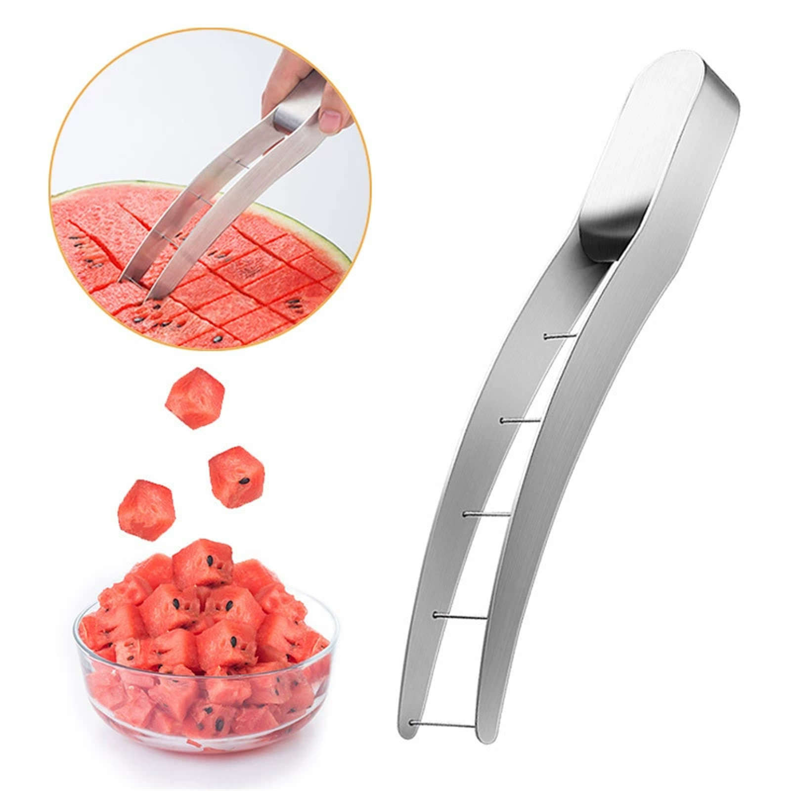 ที่ตัดแตงโมสแตนเลส อุปกรณ์ตัดผ - Watermelon Slicer Cutter บทวิจารณ์และราคา