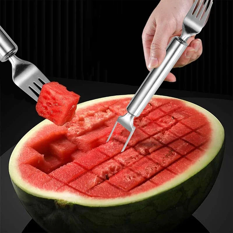 อเนกประสงค์แบบพกพา 2In1 เครื่อ - Watermelon Slicer Cutter บทวิจารณ์และราคา
