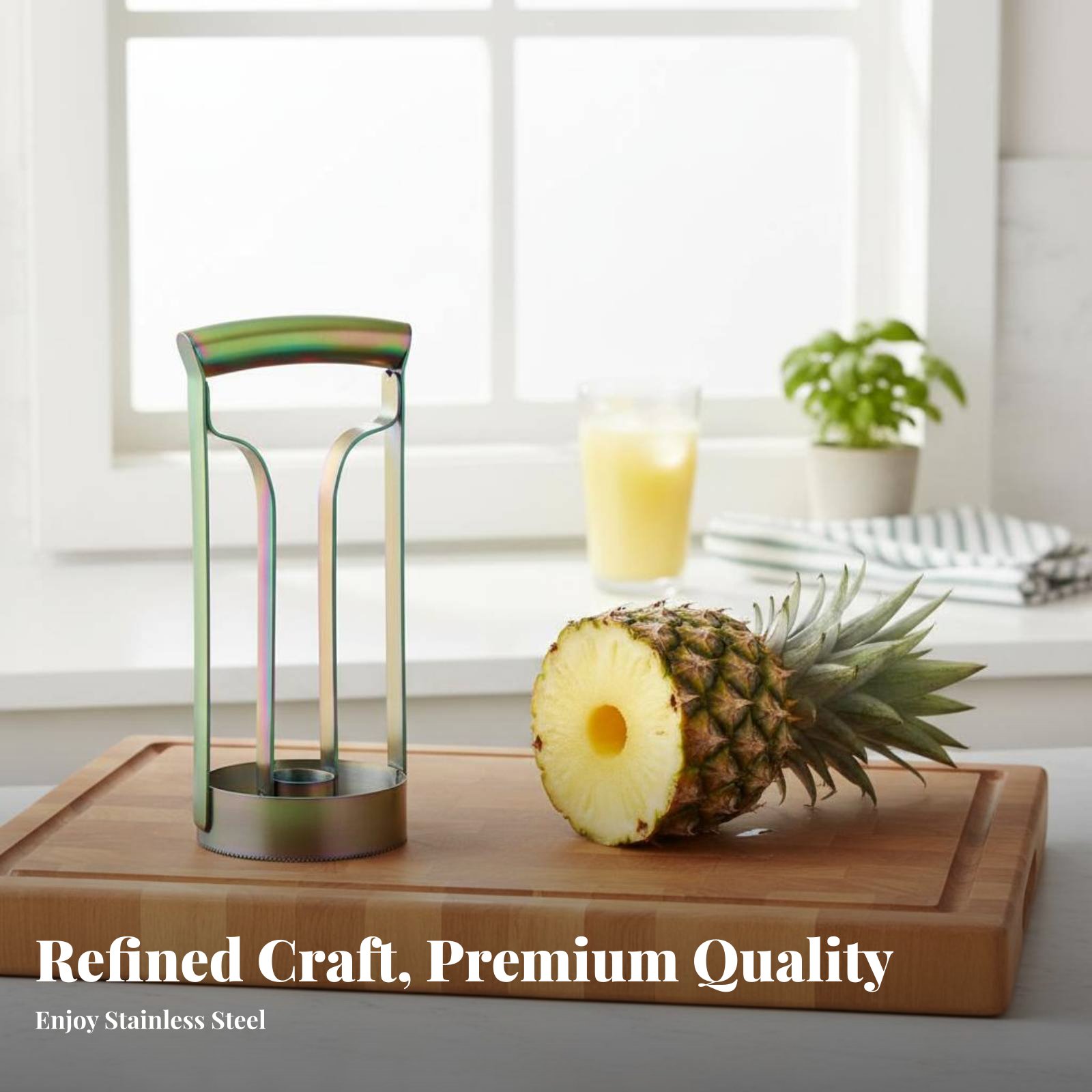 เครื่องตัดสับปะรดสแตนเลส ตัดแก - Kitchen Gadgets Kitchen บทวิจารณ์และราคา