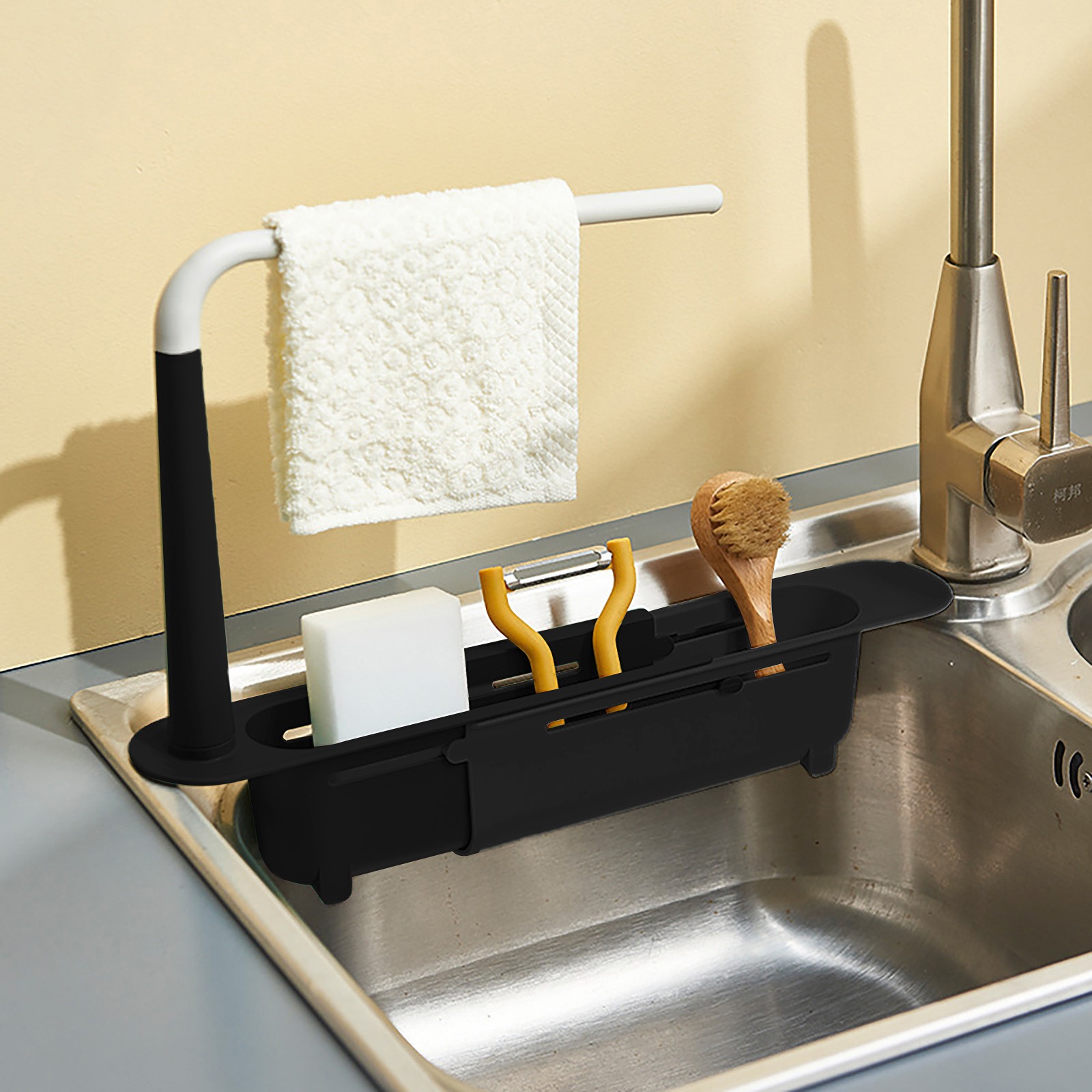 Elescopic ชั้นวางชั้นที่คว่ำชั - Kitchen Gadgets List บทวิจารณ์และราคา