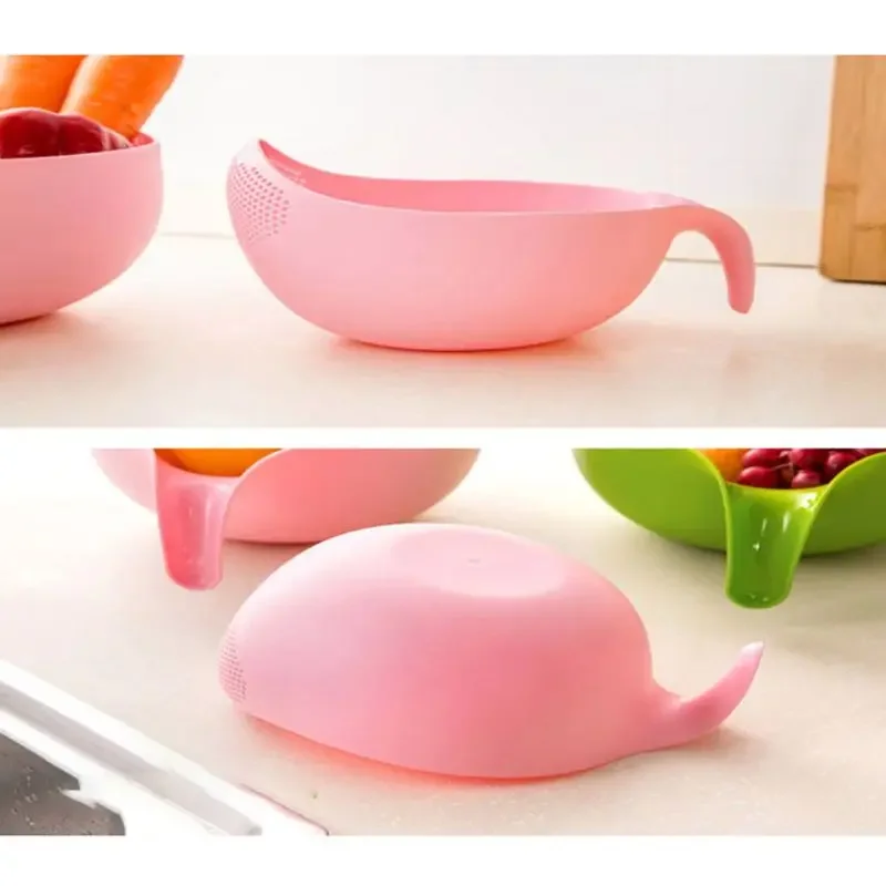 ชามผักผลไม้ Drainer เครื่องมือ - Kitchen Gadgets Rice Filter บทวิจารณ์และราคา