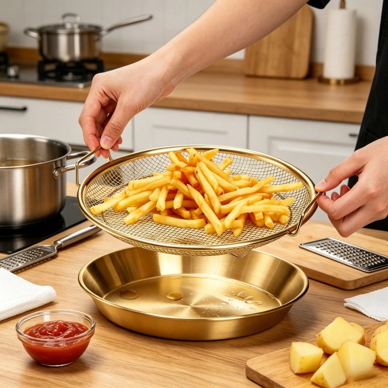 ตะแกรงกรองน้ำมันสำหรับหม้อทอดไ - Kitchen Gadgets Air Fryer บทวิจารณ์และราคา