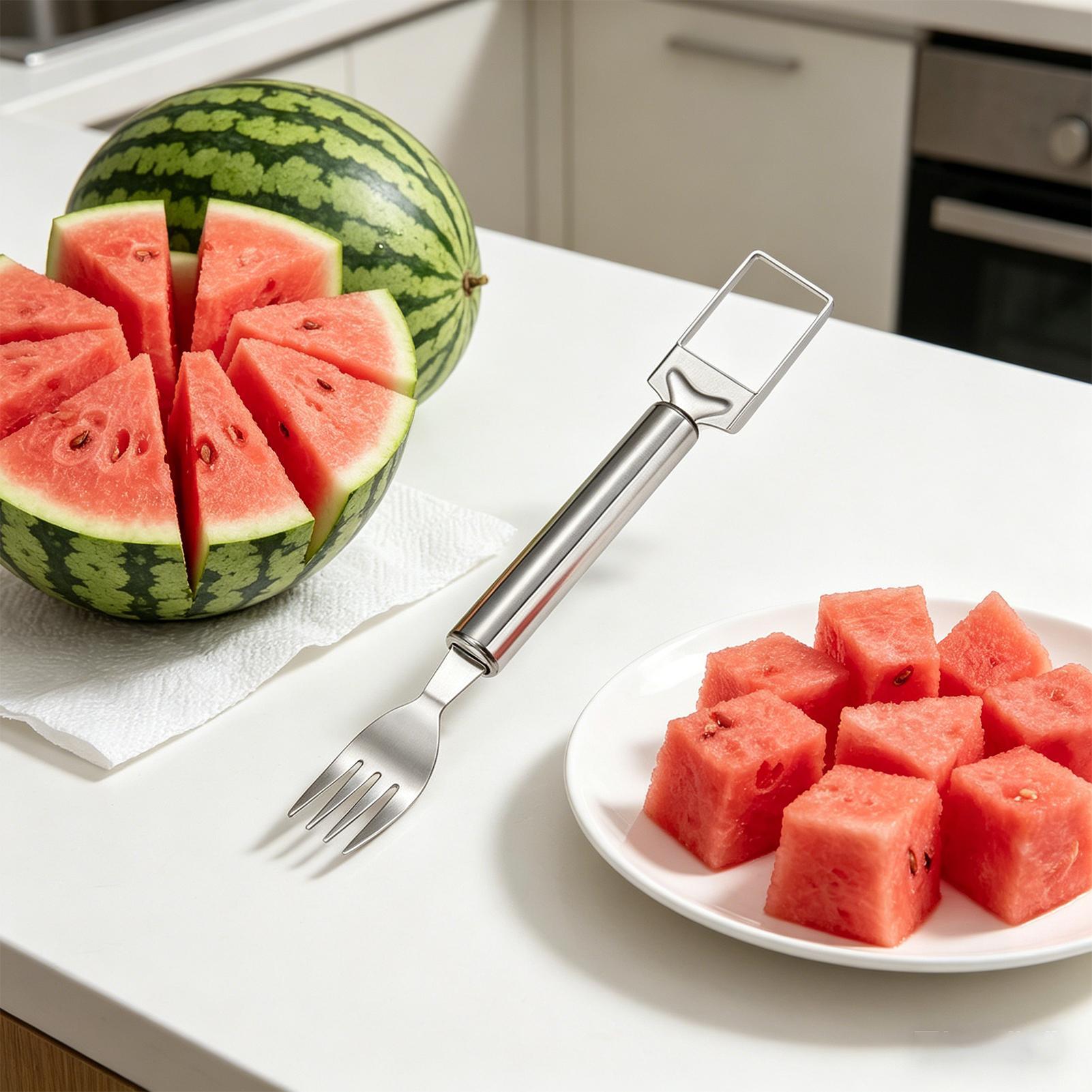 ที่ตัดแตงโมแบบสองหัว ส้อมครัวส - Watermelon Slicer Cutter บทวิจารณ์และราคา