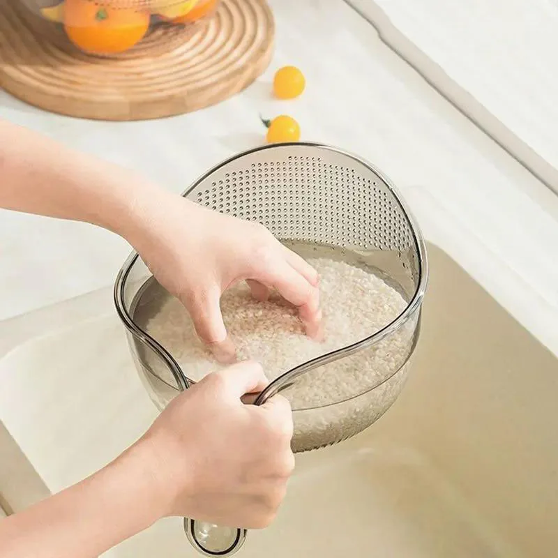 อุปกรณ์ล้างครัว กรองล้างข้าว อ - Kitchen Gadgets Rice Filter บทวิจารณ์และราคา