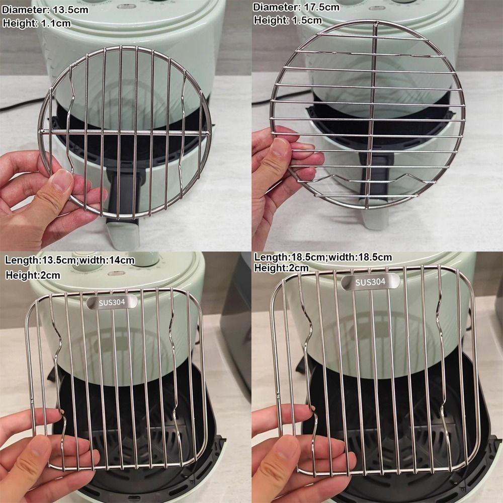 ตะแกรงอบทรงกลม/สี่เหลี่ยมพร้อม - Kitchen Gadgets Air Fryer บทวิจารณ์และราคา