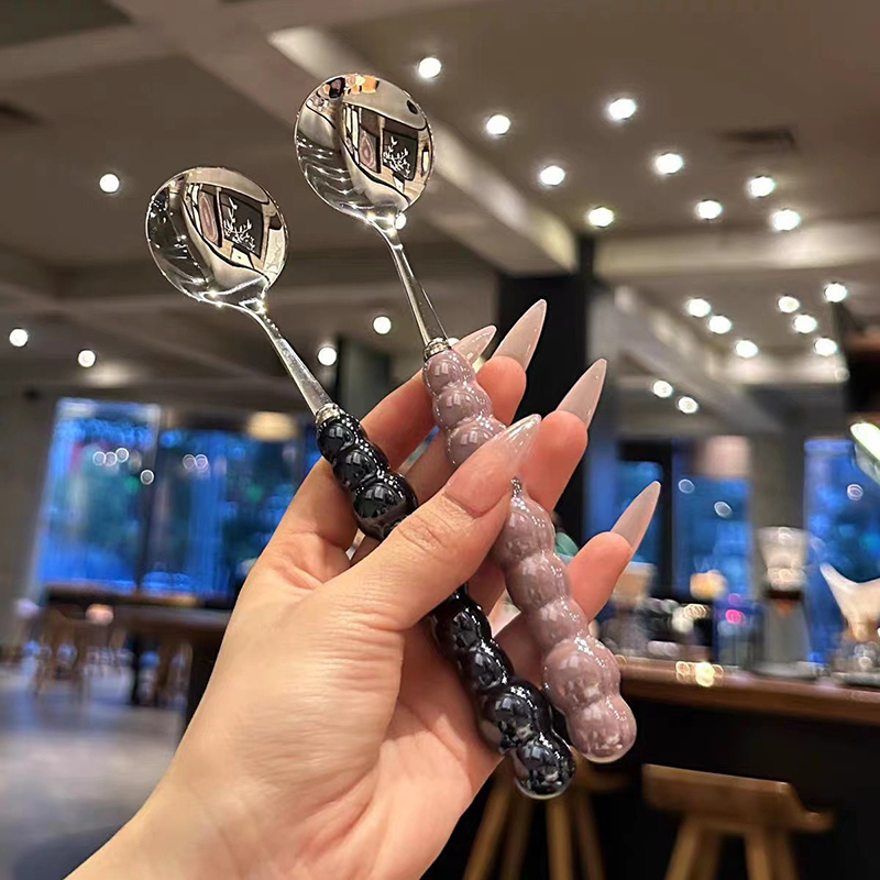 ช้อนคนทำจากสเตนเลสช้อนมีด้ามมุ - Kitchen Gadgets List บทวิจารณ์และราคา
