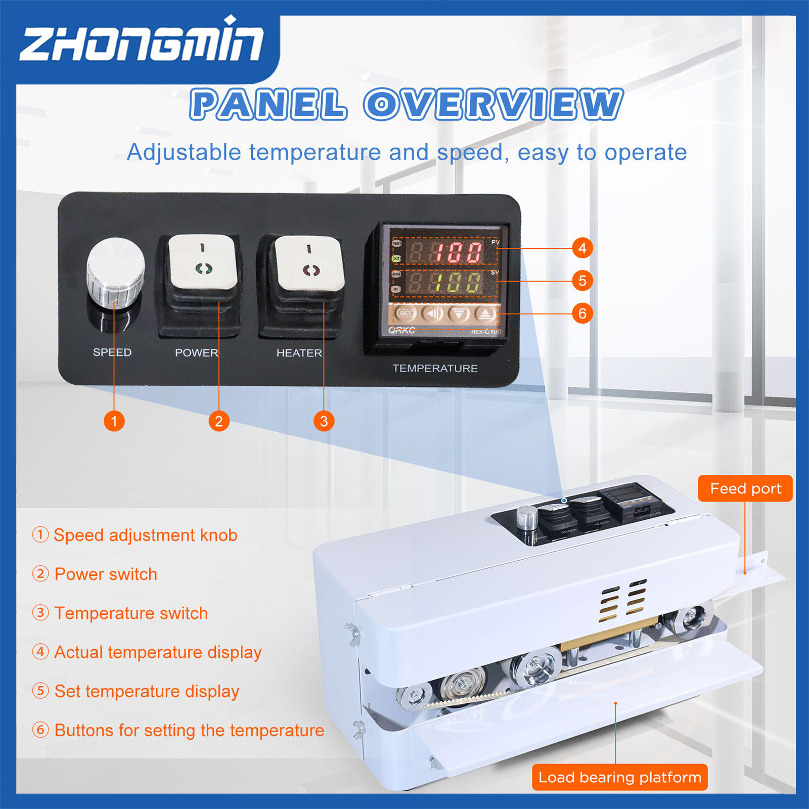 เครื่องซีลสูญญากาศไฟฟ้า ZHONGM - Food Vacuum Sealer บทวิจารณ์และราคา