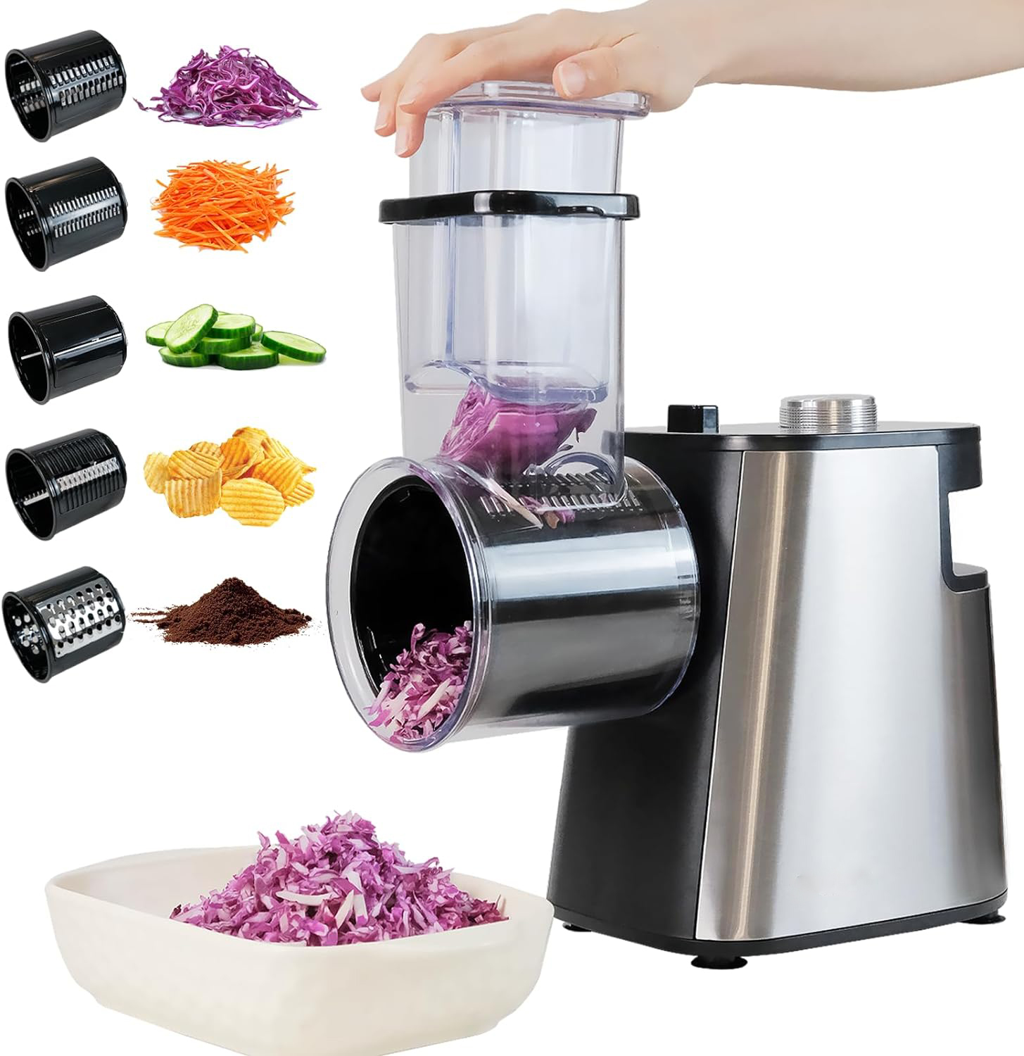 เครื่องหั่นอาหาร เครื่องขูดชีส - Kitchen Gadgets Vegetable Cutter บทวิจารณ์และราคา
