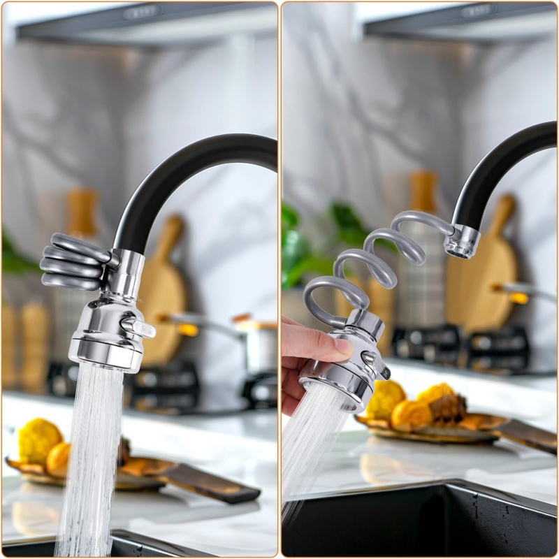 ใหม่ 3 โหมดก๊อกน้ําอ่างล้างจาน - Kitchen Gadgets List บทวิจารณ์และราคา