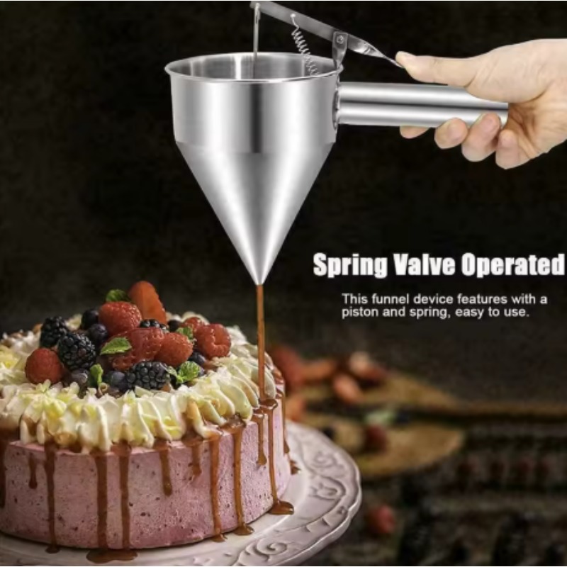 กรวยจ่ายของเหลวสแตนเลสขนาด 600 - Kitchen Gadgets List บทวิจารณ์และราคา