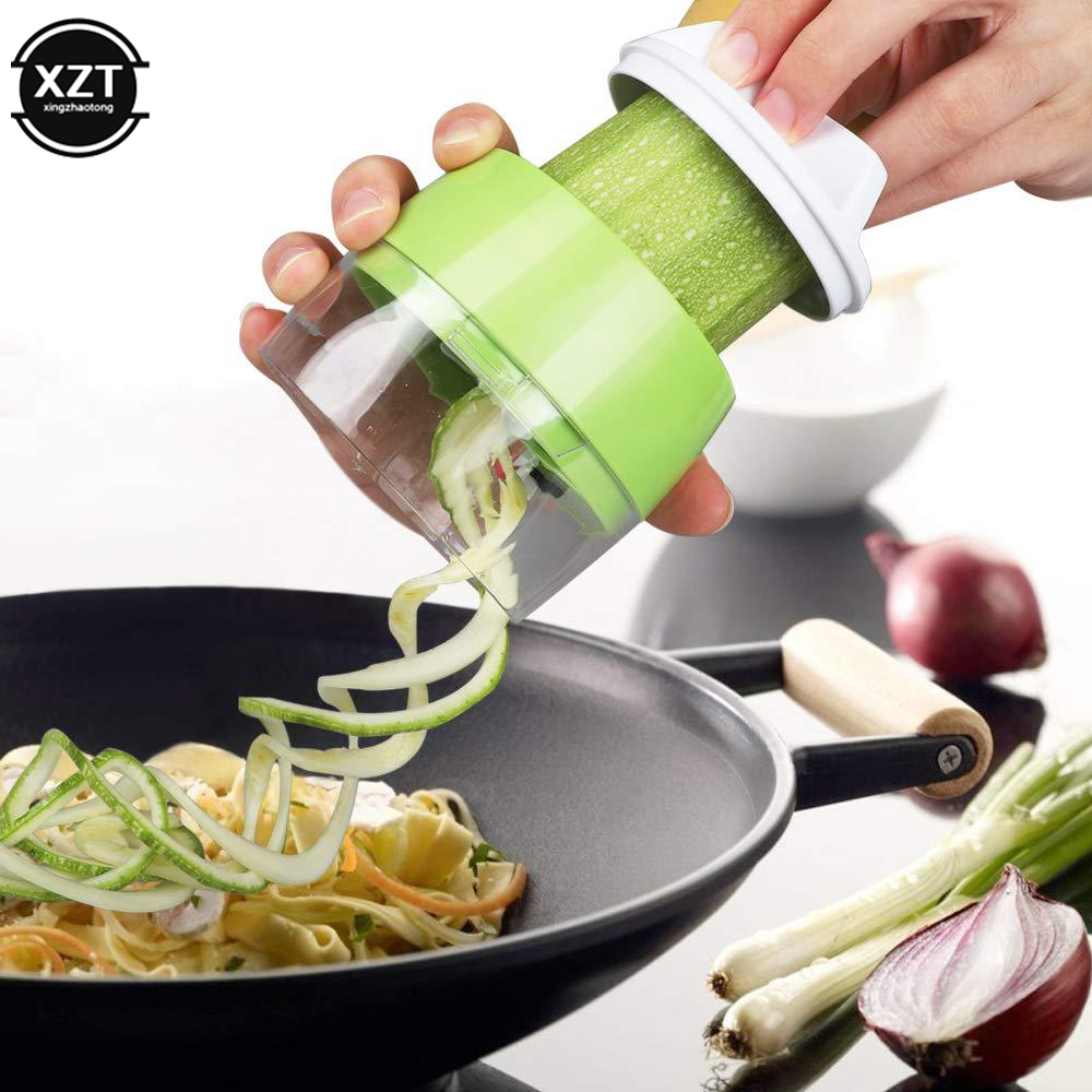 มือถือ Duty Spiralizer ผักเครื - Kitchen Gadgets Vegetable Cutter บทวิจารณ์และราคา