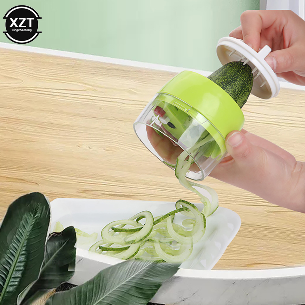 มือถือ Duty Spiralizer ผักเครื - Kitchen Gadgets Vegetable Cutter บทวิจารณ์และราคา