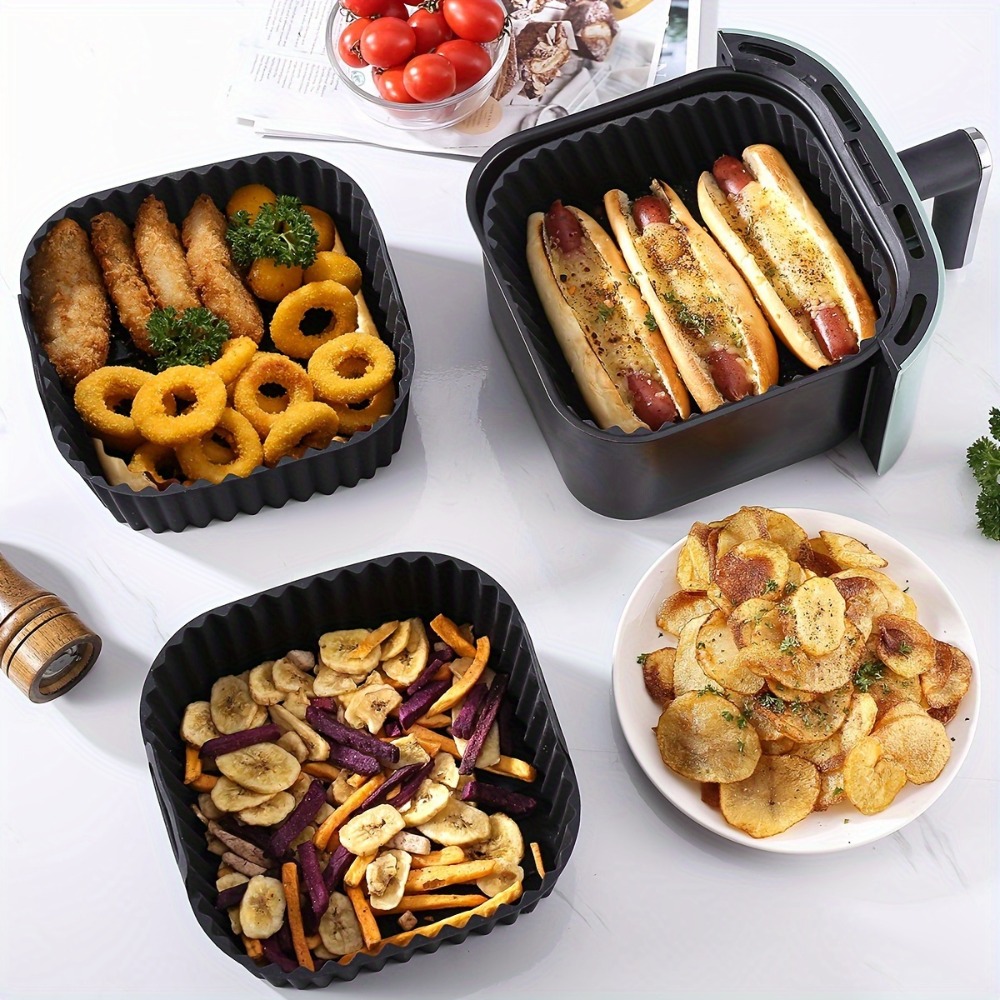 แผ่นรองซิลิโคนสำหรับหม้อทอดไร้ - Kitchen Gadgets Air Fryer บทวิจารณ์และราคา