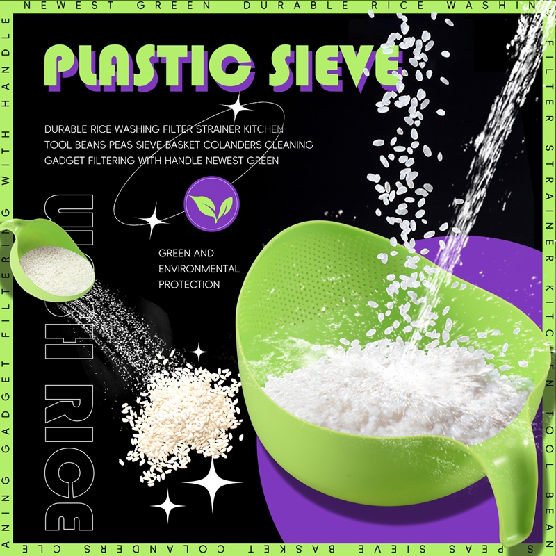 ตะแกรงกรองล้างข้าว อุปกรณ์ครัว - Kitchen Gadgets Rice Filter บทวิจารณ์และราคา