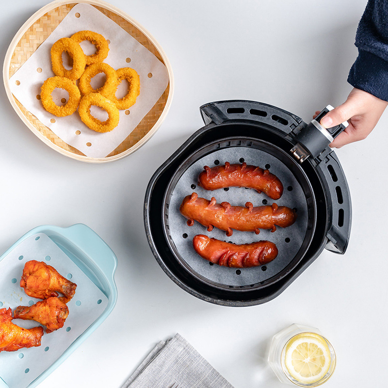 กระดาษรองนึ่งไม้ไผ่แบบใช้แล้วท - Kitchen Gadgets Air Fryer บทวิจารณ์และราคา