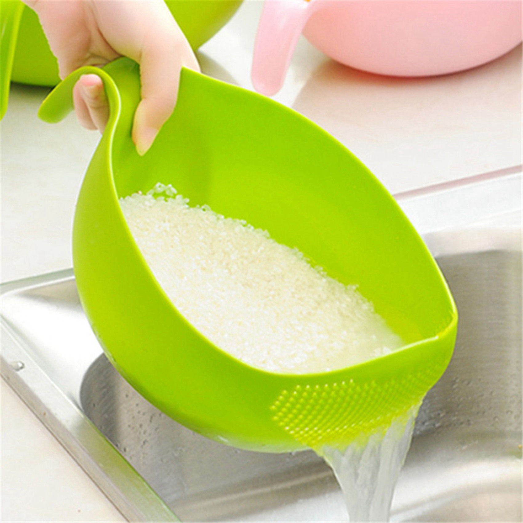 ตะแกรงกรองข้าว HRBAJ-2X ทนทาน  - Kitchen Gadgets Rice Filter บทวิจารณ์และราคา