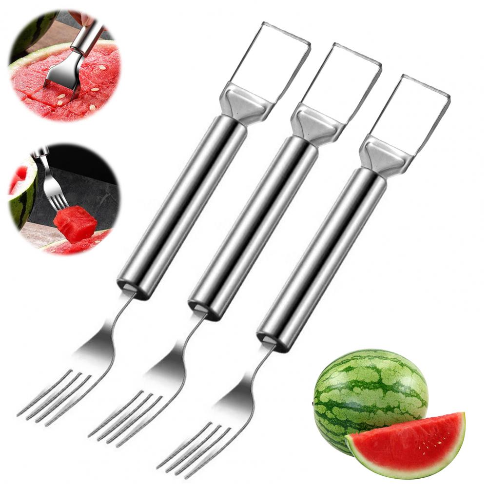 ส้อมสแตนเลสสำหรับตัดแตงโม เครื - Watermelon Slicer Cutter บทวิจารณ์และราคา