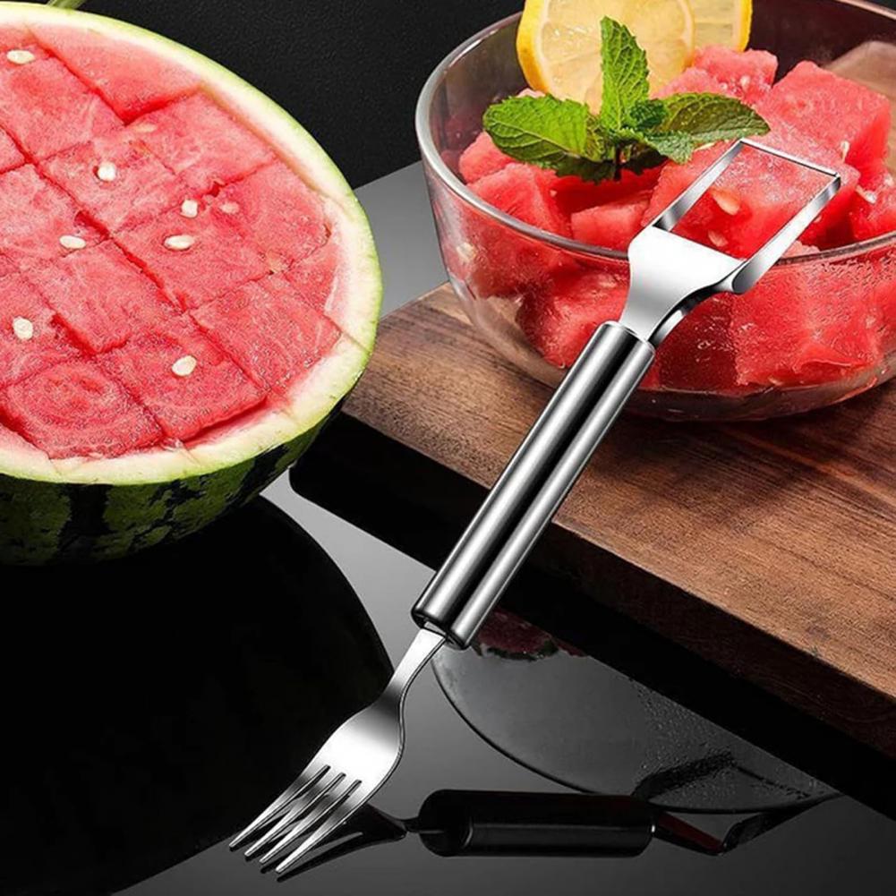 ส้อมสแตนเลสสำหรับตัดแตงโม เครื - Watermelon Slicer Cutter บทวิจารณ์และราคา